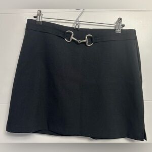 Y2K Juniors Skirt with Metal Accent - Size 11